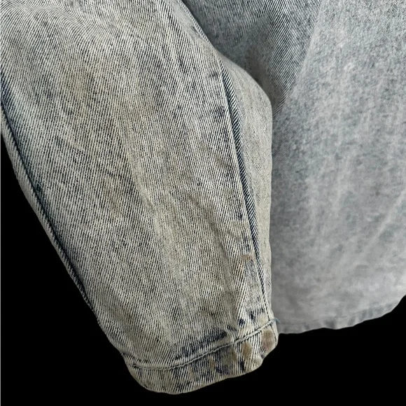 Vintage Bedazzled Acid Wash Jean Blazer - Size L - Picture 9 of 9